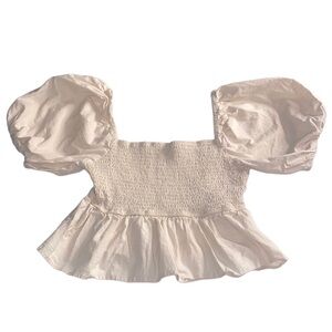 SOLAÍ THE LABEL OFF THE SHOULDER TOP SIZE LARGE